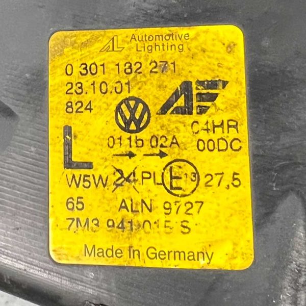 forlygte VW Sharan (7M) 7M3941015AC Denparts ApS